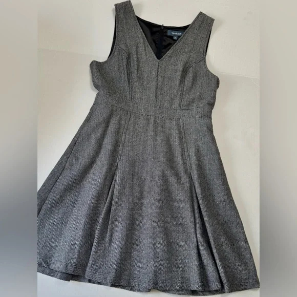 modcloth grey dress Fabulous Fit & Flare Shirt Dress Garden Party Gray / M main image 1